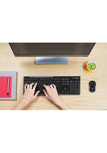Logitech MK270 Kablosuz USB Türkçe Q Klavye Mouse Seti