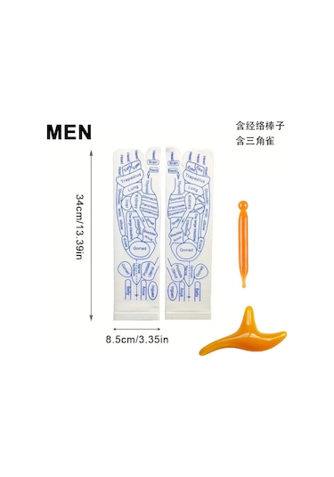 Mufunye Beyaz Ve Mavi Renkli Polyester Çorap Seti - Kadın Ve Erkek İçin Masaj Aletleri Dahil