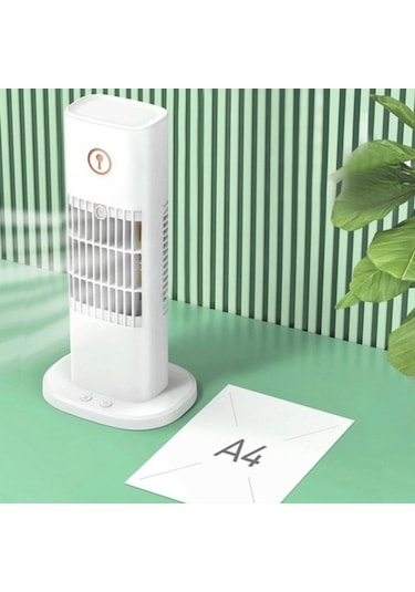 Taşınabilir Klima Hava Soğutucu Nemlendirici Taşınabilir Tasarım Beyaz Vqcoyp Beyaz