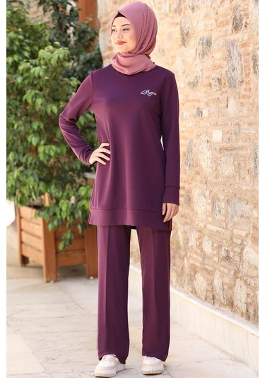 Cemre Tesettür Takım Lavanta Lavanta