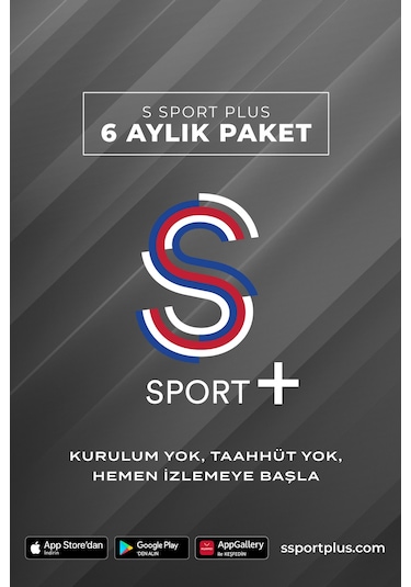 S Sport Plus 6 Aylık Paket