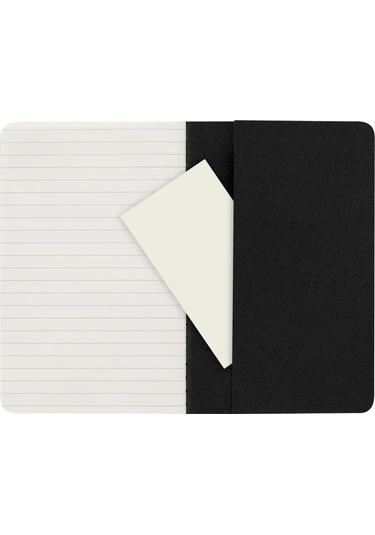 Moleskine Çizgili Cahier Not Defteri 3 Lü Set Cep Boy Siyah