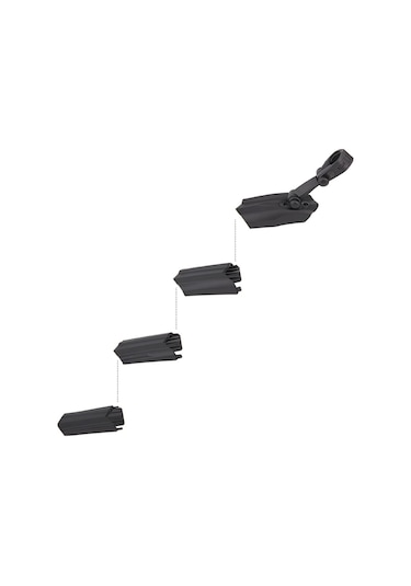 İmpact Tail 5 Bisiklet Arka Plastik Çamurluk 26''-29'' Siyah