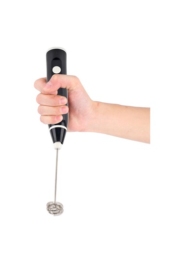 Xindoker Usb Şarjlı Elektrikli Süt Köpükleyici, 3 Hızlı, Çelik İki Fırçalı, Kahve/latte/çikolata İçin, Siyah Diğer