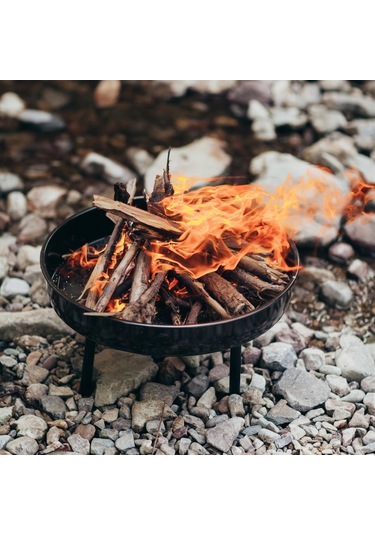 Kingcamp Bonfire Stand Lux Ateş Çukuru Siyah