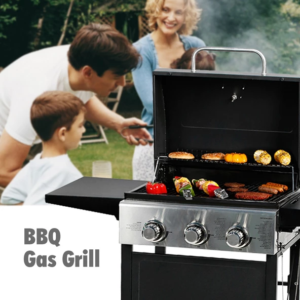Shınerıch Srgg 31403 Gazlı Barbekü Gümüş - Siyah