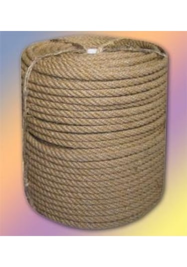 4Mm Jüt Halat Kendir Dekoratif Kendir Ip Urgan 10 Metre