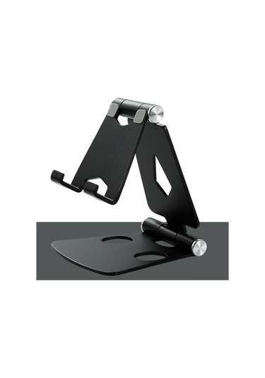 Shineyee Z16 Alüminyum Telefon/tablet Tutucu, 270 Açı Ayarlanabilir, Çift Klap Folding Tasarım, Sağlam Ve Kaymazsız, Taşınabilir Masaüstü Live Stream Tutucu - Siyah Diğer