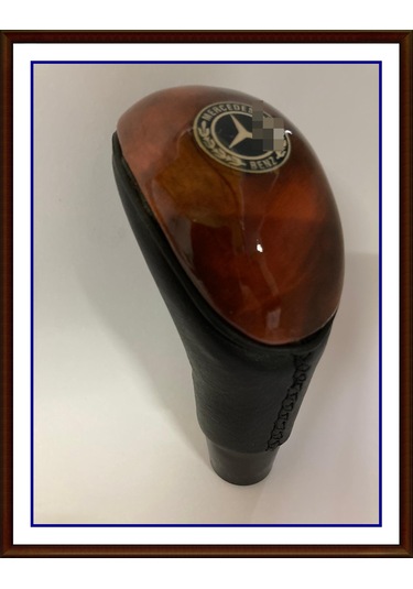 Ahşap Vites Topuzu Mercedes W210 W202 W203 W 220 W221 W205 Ml 420 Ml 55 Ahşap Deri Ahşap