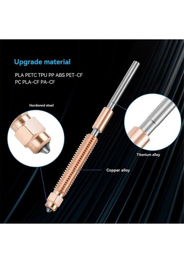 K2 Plus Hızlı Değiştirilebilir Nozul 350c Yüksek Sıcaklık 3d Yazıcı Aksesuarları İçin Seramik Isıtma Bloğu Kiti