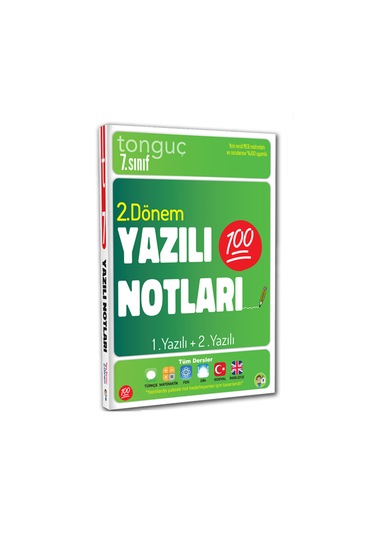 Tonguç Akademi 7. Sınıf Yazılı Notları 2. Dönem 1 ve 2. Yazılı ...