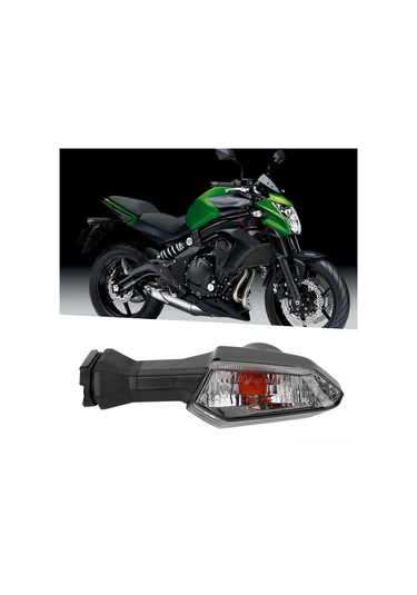 Geeroyoo Kawasaki Nınja Ve Z Serisi İçin Led Sinyal Lambaları Smoke Siyah , Yüksek Parlaklık, Dayanıklı Abs Malzeme, Kolay Kurulum Çift Set