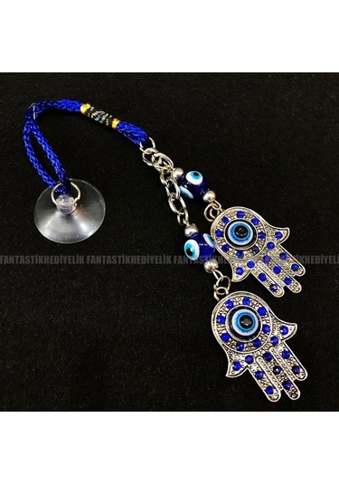 Fatmanın Eli Nazar Araba Hediyesi Vantuz Otomobil Dikiz Ayna Süsü (387788870)