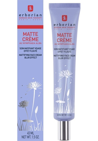 Erborian Matte Crème - Soin Matifiant Visage Effet Flouté Matlaştırıcı Yüz Bakım 45 ML