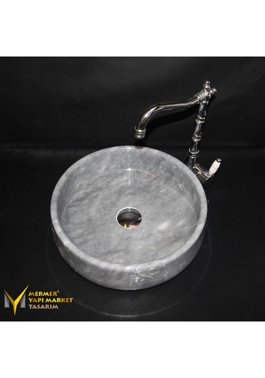 Gri Mermer Armut Tasarım Lavabo