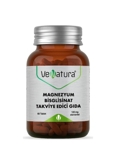 Venatura Magnezyum Bisglisinat Takviye Edici Gıda 60 Tablet