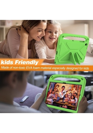 Didadodo Samsung Uyumlu Galaxy Tab A9+ Tutuculu Eva Darbeye Dayanıklı Tablet Kılıfı, Küçükboyutlu Kılıf