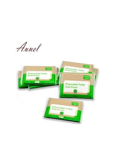 10 Tek Kullanımlık Klozet Kapağı Seyahat Taşınabilir Tuvalet Kağıdı Pedleri