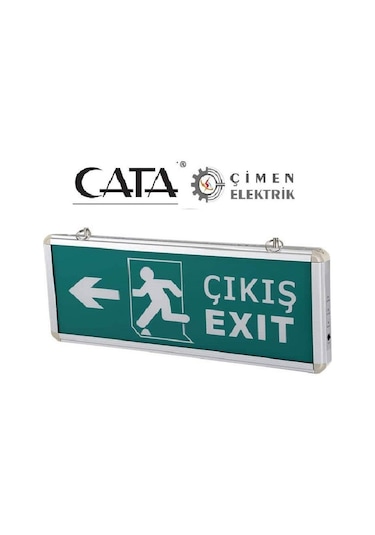 5 Adet Cata Ct 9170 3w Çift Yönlü Ledli Exıt Çıkış Armatür