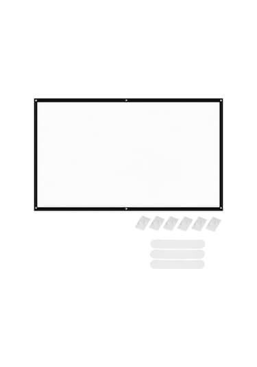 84 İnç Taşınabilir Projeksiyon Perdesi - Ev Sineması Ve Toplantılar İçin