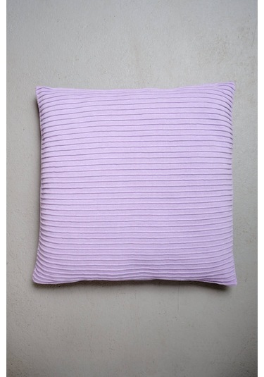 Peraluna Free Pıllow %100 Organik Pamuk Triko Yastık Kılıfı 60x60 Cm Lila - Lila