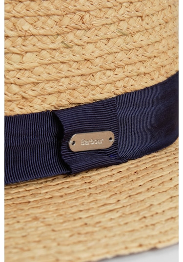 Barbour Lily Hasır Şapka Be11 Natural/navy Bej