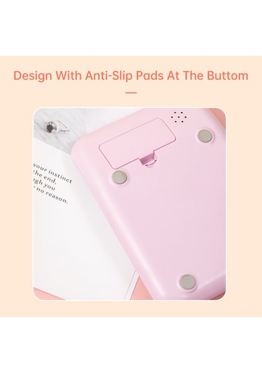 Aubyhe Ofis Hesap Makinesi 12 Basamaklı, Mekanik Klavye Yuvarlak Büyük Tuşlar, Abs Malzeme, Mavi Aaa Pil Gereklidir Mavi