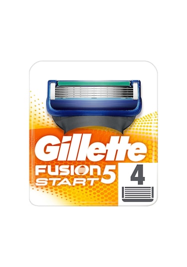 Gillette Fusion5 Start Yedek Tıraş Bıçağı 4'lü