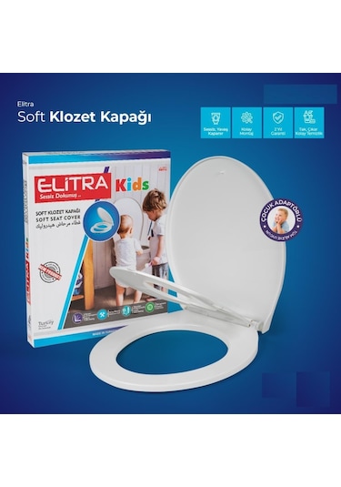 Elitra Kids Klozet Kapağı Çocuk Adaptörlü