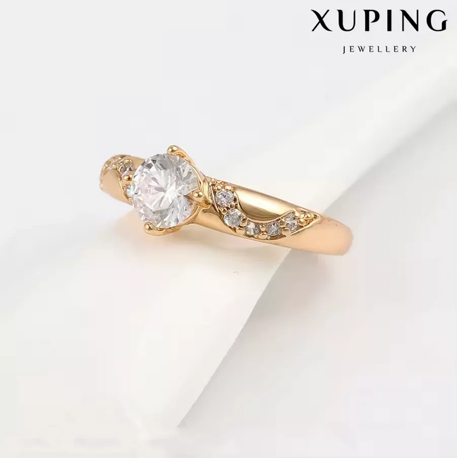 Xuping Taşlı Altın Kaplama Nişan Yüzüğü 189449450 Diğer