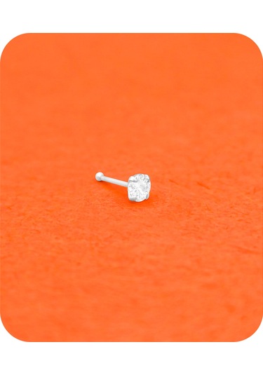 Silvera Telkari Gümüş Tektaş Hızma 2 Mm 925 Ayar Gümüş Hızma St338 Gümüş