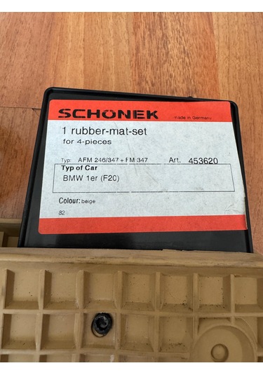 Bmw F20 Schonek Paspas Takımı Bej