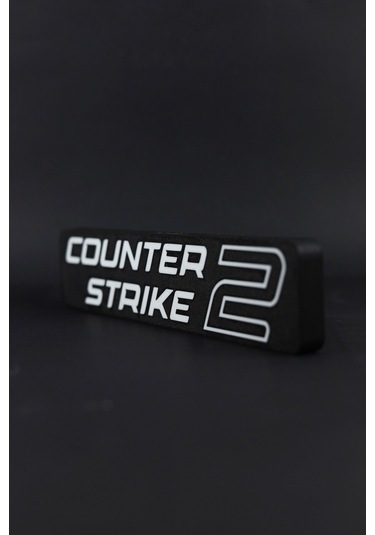 Counter Strike 2 / Cs 2 - 3 Boyutlu Tabela - 25cm X 5.5cm X 1.5cm