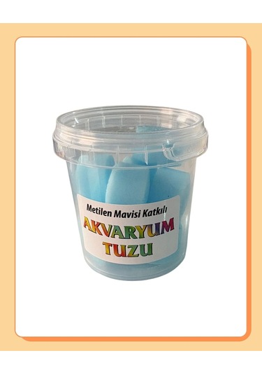 Metilen Mavisi Katkılı Akvaryum Tuzu 140gr