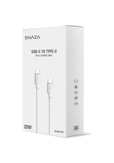 Shaza SG2008T Type-C to Type-C 20 W Hızlı Data ve Şarj Kablosu 1 M