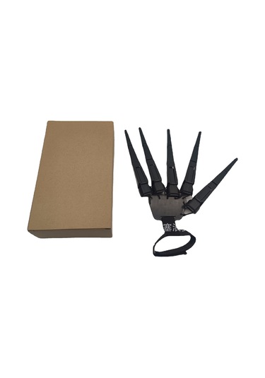 Cadılar Bayramı Eklemli Parmaklar Cadılar Bayramı Parmak Eklem Açık Hava Parti Aksesuarları Siyah Sol El