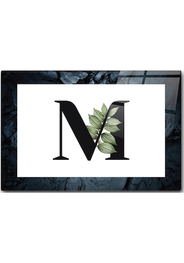 Decorita Cam Kesme Tahtası - Cam Kesme Tablası Harfli Tasarım M 20 CM x 30 CM