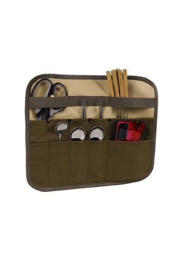 Ulzyvf Ve Piknik İçin Katlanabilir Asılı Mutfak Organizer Çantası - 36.5x30cm Haki Haki