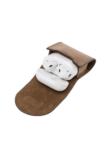 Manyetik Airpods 1 Ve Airpods 2 Deri Kılıfı Çok Renkli