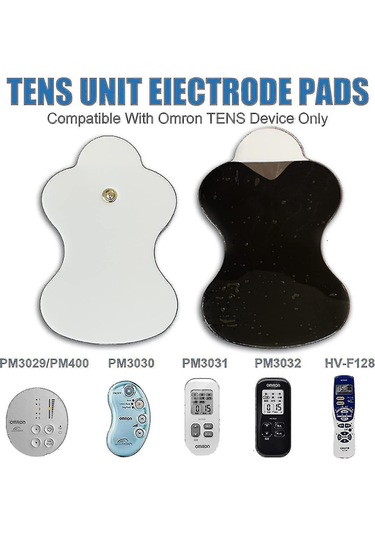 20 Adet Omron Tens Ünitesi İle Uyumlu Yedek Pedler Yeniden Kullanılabilir Pedler 10 Çift İndirimli Yeni Sürüm Xx Çok Renkli