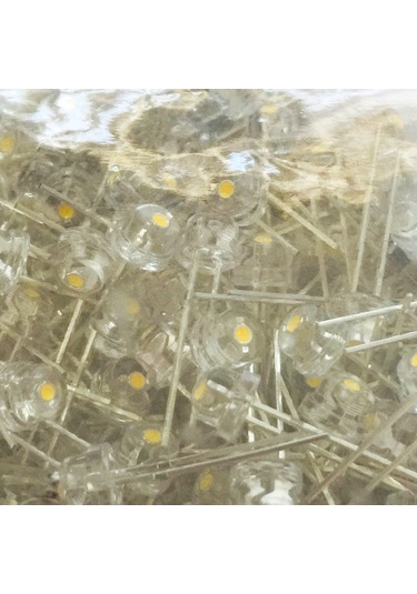 4.8Mm Bacaklı Beyaz Mantar Led Diyot - Hongli Marka - 1000 Adet