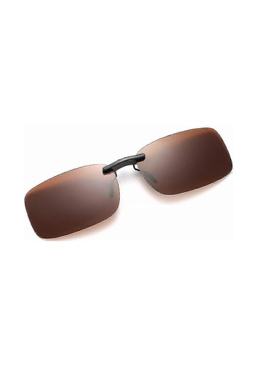 2 Adet Siyah Koyu Yeşil Klipsli Polarize Güneş Gözlüğü Erkek Uv40 Çok Renkli