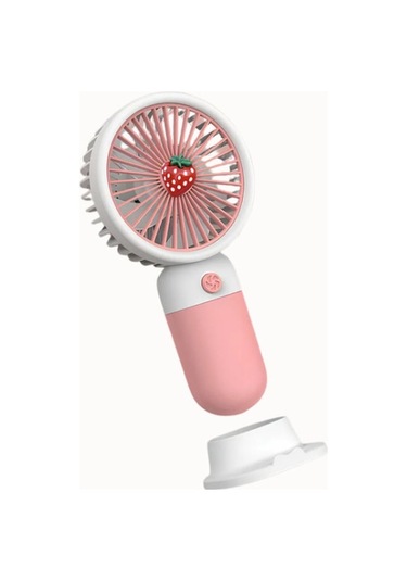 Periboia Sevimli Tasarımlı Telefon Tutuculu El Fanı