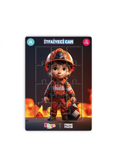 Btoys 5 Adet Lisanslı 12 Parça Can Serisi Puzzle Karışık