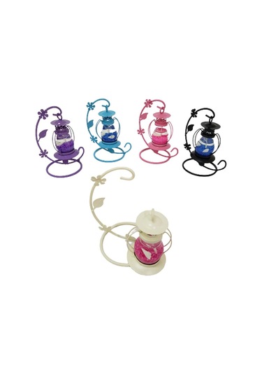 Kenpazar Dekoratif Gemici Feneri Jel Mum Dekoratif Hediyelik Çok Renkli