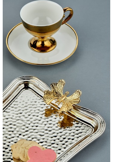 Cooker Özel Lüx Dikdörtgen Paslanmaz Çelik Tepsi 26 Cm Metalik