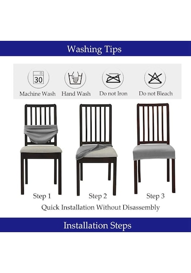 Kahverengi Kadife Sandalye Koltuk Kapakları Çıkarılabilir Yıkanabilir Anti-toz Streç Spandex Yemek Odası Döşemeli Sandalye Koltuk Slipcovers