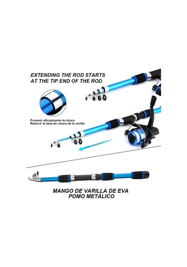 Lemestar 1.8m Karbon Fiber Teleskopik Olta Seti - Tuzlu Ve Tatlı Su Avı İçin Portatif Olta Makinesi, Misina Ve Depolama Çantası İle Tam Züccaciye