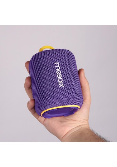 Moodix Kı23ksv6 Bluetooth Hoparlör Mor 10w Ipx6 Suya Dayanıklı