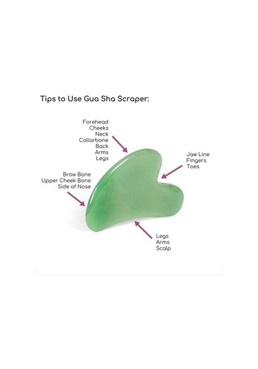 Yeşim Kazıyıcı İle Doğal Yüz Rulo Yeşim Taşı Rulo Yüz Güzellik Aletleri Yeşil